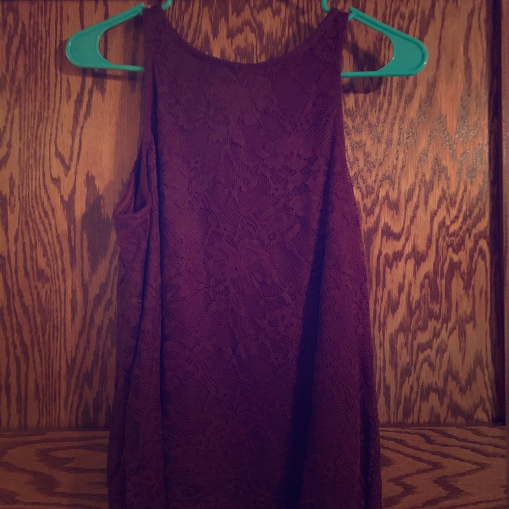 Lacey tank top perfect for under blazers